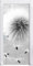 Stil.Zeit Möbel wunderschöne Pusteblumen in Bewegung Kunst B&W als Türtapete, Format: 200x90cm, Türbild, Türaufkleber, Tür Deko, Türsticker