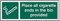 'Place All Cigarette Ends In The Bin Provided' Sign, Self-Adhesive Vinyl (300mm x 100mm)