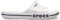 Crocs Unisex Erwachsene Bayaband Slide Badeschlappen, White/Navy, 41/42 EU