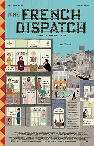 TNND The French Dispatch 2020 Wes Anderson Filmposter, Heimdekoration, Kunst, Wanddekoration, Metallschild, Poster, 20,3 x 30,5 cm