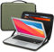 FINPAC Hard Laptop Sleeve Case for 13.6-14 Inch MacBook Air/Pro M3/M2/M1, Shockproof Carrying Cover Bag With Tablet Pocket for 9.7-12.9 iPad
