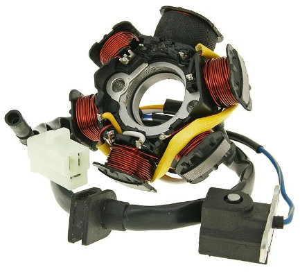 VANEZ Lichtmaschine Peugeot liegend kompatibel für Ludix One, Blaster, Classic, Trend, Snake, JetForce