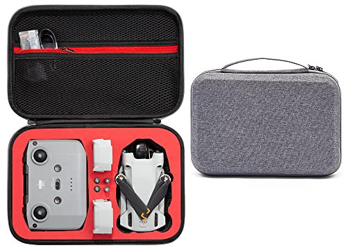 ZJRXM Mini 3 Pro Carrying Case for DJI Mini 3 Pro Drone Accessories, Portable Travel Storage Bag for DJI Mini 3 Pro Drone, Battery,Controller and Other Accessories (A#Red)