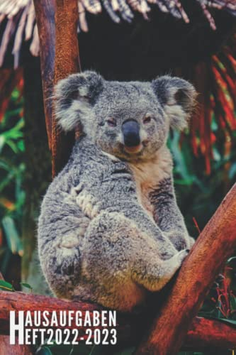 Hausaufgabenheft 2022/2023: Koala - Schülerkalender Für Grundschule, Mädchen, Jungen, Teenager Mit Datum | Platz Für Aufgaben, Stundenplan, Notizen / ... Wochenkalender | August 2022 Bis Juli 2023