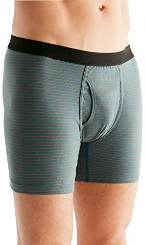 ALBERO NATUR Herren Boxershorts Bio-Baumwolle Pants Unterhose mit Eingriff
