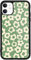 MAYCARI Compatible with iPhone 11 Pro Max Case Green Flower for Children Women, Hard Back Cover with Cute Floral Pattern Design Soft TPU Bumper Protective Phone Case for iPhone 11 Pro Max