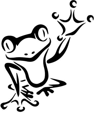 MACMRD Auto Aufkleber 12,8 cm * 15,3 cm Frosch Kreative Muster Dekoration Auto Aufkleber Autotür Vinyl Aufkleber Schwarz/Silber