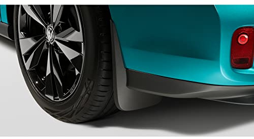 Volkswagen 1T3075101 Rear Mud Flaps Black Grained For Bumpers In Car Colour Only (PR Code 2JG)