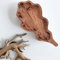 Marrakesch Ring Schale Servierschale aus Holz 30x14cm lang | Schmuckschale für Schminktisch | Schlüsselschale Nussschale Leaf modern als Tischdeko Deko Aesthetic