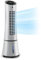 Climatizzatore 4in1: raffrescatore evaporativo, ventilatore, umidificatore/ionizzatore, 6L, oscillazione, 30W, 210m³/h, timer, no tubo di scarico, portatile, Klarstein, Argento, Skyscraper Ice Smart