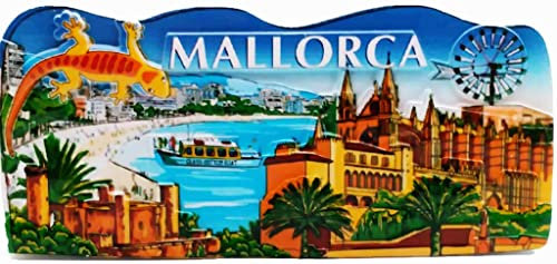 Maiorca Spagna Maiorca Spagna Calamita Frigorifero Magnete Decorazione Magnete Magnete Adesivo Souvenir Resina Artigianato