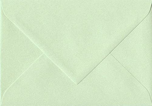C5 (162x229mm) Coloured Envelopes Perfect for A5 Christmas Cards, Greeting Cards, Wedding Invitations, Crafts and Many More - Pack of 100 envelopes (Pastel Mint Green)