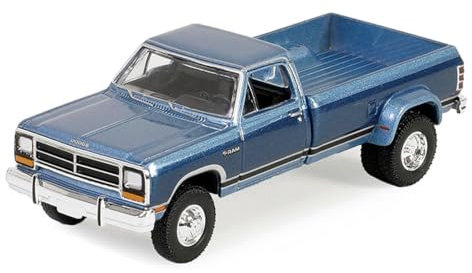 1/64 1989 Dodge Ram D-350, Twilight Blue Metallic Dually Drivers 14 46140-B