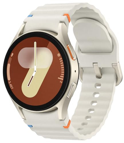 Samsung Galaxy Watch7 Cream with Galaxy AI, Smart Watch, Health Monitoring, Fitness Tracker, 40mm, Bluetooth, 3 Year Samsung Extended Warranty (UK Version)