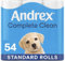 Andrex Toilet Roll - Classic Clean Toilet Paper, 54 Toilet Rolls