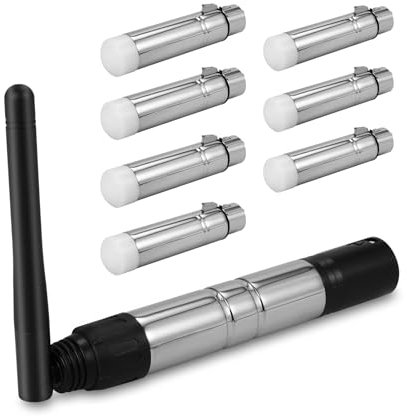 Lixada 8PCS DMX512 Transmitter Receiver DMX Dfi DJ 2.4G Wireless Controller Kit Portable ISM Wireless for Party DJ Show Club Disco KTV Stage Light Lighting Fixture Control