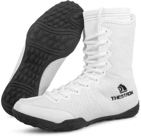 NGARY Wrestling-Stiefel Herren Pro High-top Boxen Schuhe Bequem Jugendliche Kinder Fur Wrestling,Box,Gewichtheber-Trainingsschuhe