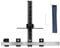 TAIMIKO Kitchen Door Handle jig Cabinet Hardware Jig Punch Locator Drill Guide Woodworking Drill Guide Tool for Handles Knobs Drawer Pull, Aluminum Alloy