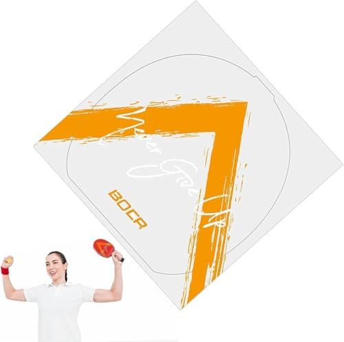 2 Stück Hochleistungs-Tischtennis-Gummiplatten – antistatische Schutzfolie mit 17 x 17 cm selbstklebender Rückseite für Tischtennis-Paddel, transparentes, langlebiges Design für verbesserte