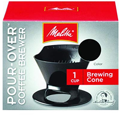 Melitta Ready Set Joe Single Cup Coffee Brewer black