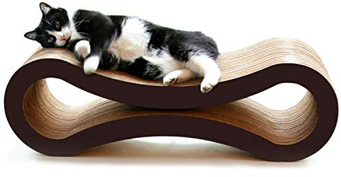 PetFusion Katzen-Kratzbaum, 86 x 27 x 27 cm Hochwertiger Pappkarton und Design. -