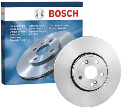 Bosch BD1408 Brake Disc - 324 mm - Front Axle - 1 Single Disc | Vented High-Carbon Disc - ECE-R90 Certified - Improved Cooling, Reduced Brake Fade, Corrosion Protection