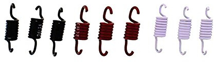 Kupplungsfedern Naraku für Piaggio und Peugeot (alle Modelle), (QMA / QMB), Kymco, weiß (+1000rpm) schwarz (+1500rpm) rot (+2000rpm) Baumarkt, Chinaroller, 4-Takter, Baotian, BT49QT, Rocky, Benzhou, City Star, Formular 2000, 3000, One, Retro YY50QT, Buffalo, Silver, Speedy, Tanco, TVZ, Warrior, Wind, ZX, Dotero, Epella, GMX, Ering, Red Wing, Silver Fox, Smart Rider, Sprint, Flex, Tech Fun, Hurrican, Topdrive, Topspeed, Huatian, HAT, Italjet , Mini, Jack Eco GT, Speed JMSTAR, Accipiter, Bree...