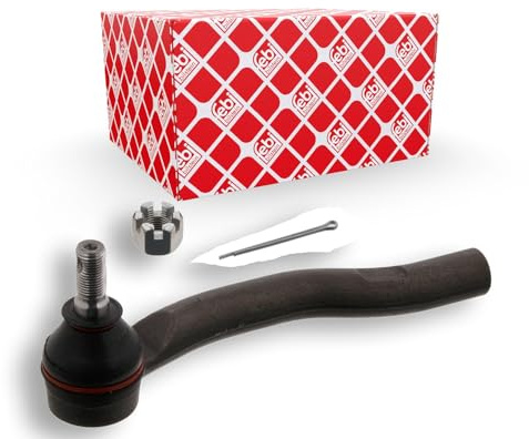 febi bilstein 34310 Spurstangenendstück mit Kronenmutter und Splint, 1 | Kompatibel mit: TOYOTA AURIS