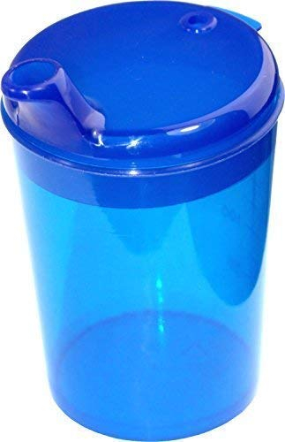 250 ML Bill Becher Tasse à Bec, Bocal, Gobelet, Gobelet Différentes Couleurs + Trinköffnungen medi-inn - bleu, Trinköffnung: 12 x 10 mm