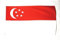 AZ FLAG - Flagge Singapur - 90x60 cm - Singapurische Fahne 100% Polyester mit Messing-Ösen - 50g