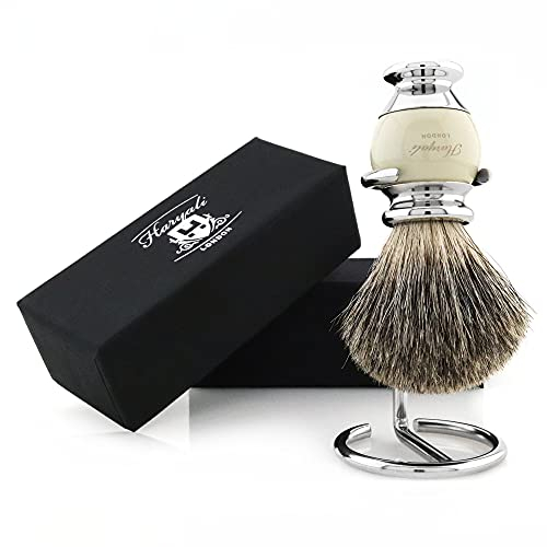 Hand Griff montiert in Elfenbein & Schwarz Dachshaar Sophist Kollektion Elegant entworfen von haryali London