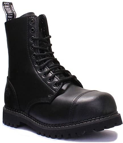 Grinders Stag CS Derby Boot Black Mens Boots Size 12 UK