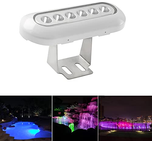 CHNXU LED Unterwasserlicht 12V IP68 Teichbeleuchtung 380LM Unterwasserleuchte Unterwasser Led Unterwasserbeleuchtung für Boote Aquarium Brunnen oder Teich RGB