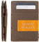 GARZINI Magic Wallet, RFID Geldbeutel für Herren aus echtem Leder für 10 Karten, Mini Geldboerse als Geschenk für Männer, Java Brown