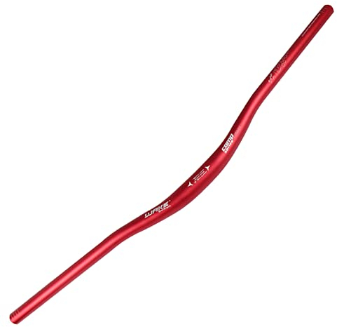 WAKE Fahrradlenker MTB Lenker Aluminiumlegierung Mountainbike Lenker Riser Bar 31,8MM, Länge 780MM Fahrrad Lenker für Mountainbike - Rot (30mm Höhe)