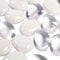 Clear Large Oval Pebbles Mixed Transparent and Coloured Stones Aquarium Marbles Table Scatter Stones Decorative Nuggets Vase Filler Beads Plant Pot Decoration 26pcs (Transparent/White)