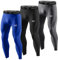 MEETYOO Herren U6b Leggings, Grau+blau+schwarz, M EU