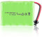 YUNIQUE GREEN-CLEAN-POWER - Batteria Ricaricabile 6V Ni-MH 2400mAh | Per Controllo Remoto Auto, Rc Rock Crawler | Dimensioni 70X51X15 mm | Ricarica Rapida, Verde