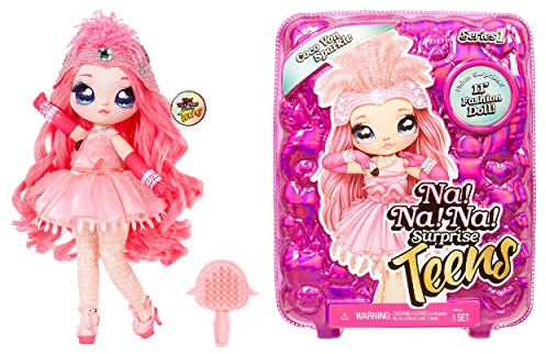 Na! Na! Na! Surprise Teens Modepuppe, COCO VAN SPARKLE. Große weiche Modepuppe zum Sammeln mit luxuriösen Outfits und Deluxe-Accessoires. Teens Serie 1. Perfekte Geschenke für Kinder ab 5 Jahren
