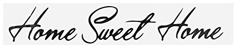 CHICIRIS Wandtattoo, Schwarz PVC Wandaufkleber Sweet Große wohnzimmer, Wandtattoo schlafzimmer Home Decoration Kunst Sprüche Aufkleber DIY PVC Wandkunst Aufkleber