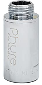 Phure NeoKal - Antical magnético antibacteriano, protección antical universal para ducha, ducha, bañera de baño, imanes de neodimio, universal de 1/2 pulgadas