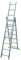 eacommerce Scala Trasformabile 3 Elementi 3x8 Gradini fino a 5,10 metri tripla con barra stabilizzatrice