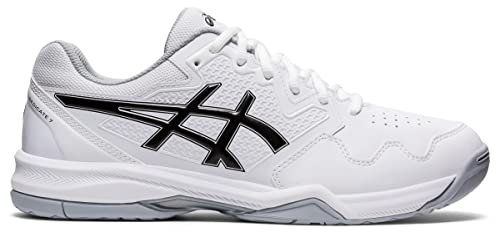ASICS Herren Gel-Dedicate 7 Tennisschuhe, weiß / schwarz, 44 EU