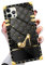 Compatible with iPhone 14 Pro Max Case,diamond heels iPhone 14 Pro Max Cases for Girls Womens,Luxury Golden Decoration Square Soft TPU Shockproof Protective Hard PC Back for iPhone 14 Pro Max 6.7 inch