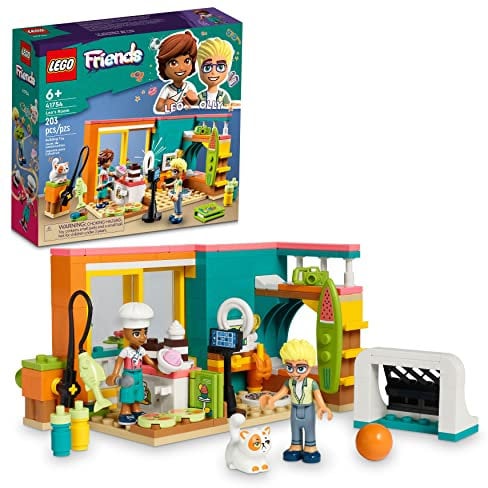 Lego Friends Leo's Room 41754, Baking Themed Bedroom Playset, Collectible Toy for Girls and Boys with Olly Mini-Doll, Accessories & Pet