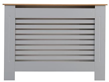 AVC Designs Kensington Radiator Cover Medium Horizontal Cabinet Grey/Oak…