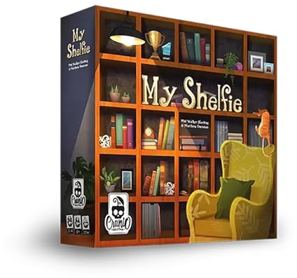 Cranio Creations - My Shelfie - Componi La Tua Personale Libreria | 2-4 Giocatori - Gioco da Tavolo per Famiglie - 25 Minuti - Età 8+ - Edizione in Lingua Italiana
