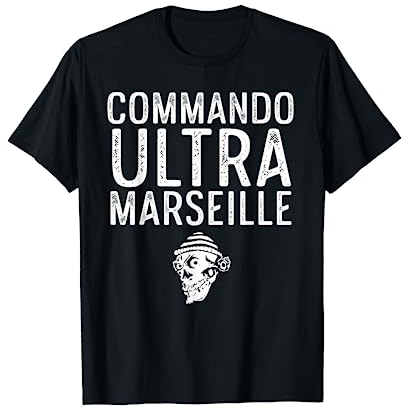 Commando Marseille Sport France Homme Cadeau T-Shirt