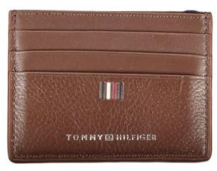 Tommy Hilfiger Herren TH Central CC Holder AM0AM11858 Geldbörsen, Braun (Dark Chestnut)