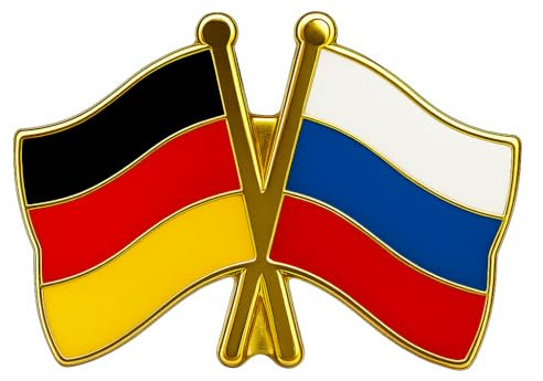 Deutsch-Russische Freundschaft Pin (Typ C)